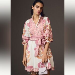 Sue Sartor Flounce shorty dress (Anthro)